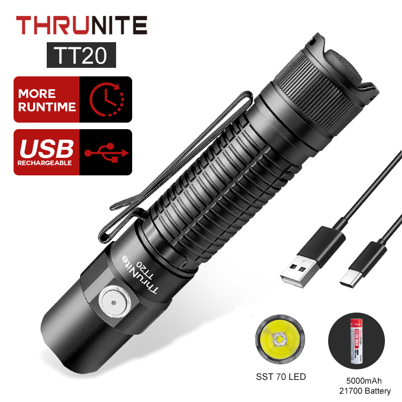 ThruNite-TT20 2526  USB C   ġ ڵ..